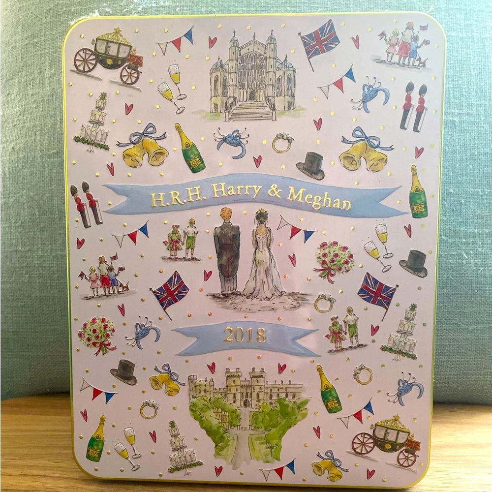 Harry & Meghan Royal Wedding Embossed Commemorative Tin 2018
